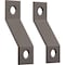Ekena Millwork Premium Z-Brackets for Barn Door Track (set of 2), Bronze Texture GB6001TZBZ - alternate 5